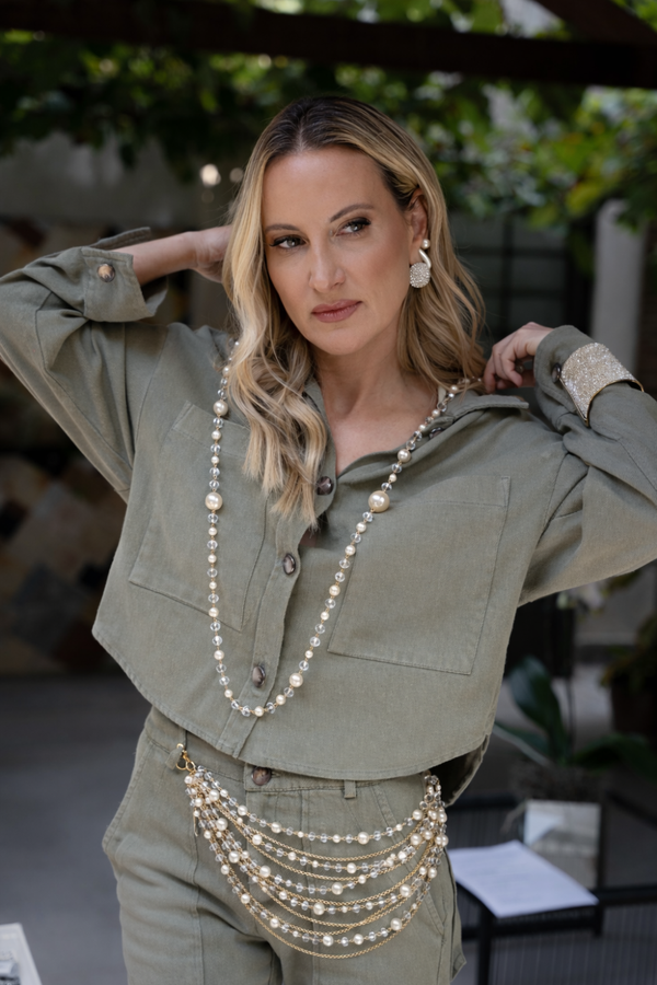 COLAR LONGO MULTIFUNCIONAL PÉROLAS ESSENZA