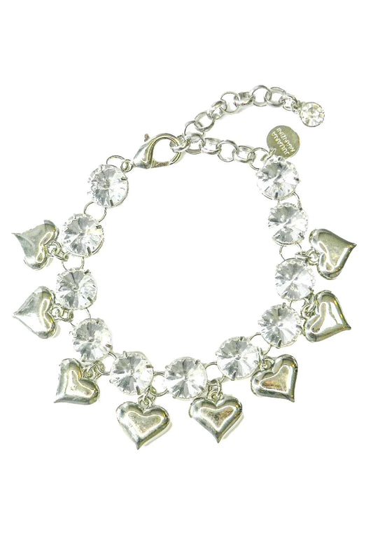 PULSEIRA HEART PRATEADO