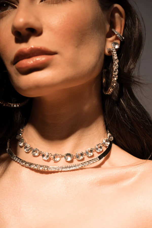 EAR CUFF MIX SHINE PRATEADO