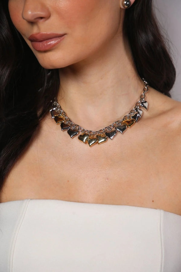 COLAR CORAÇÃO MIX DE BANHOS