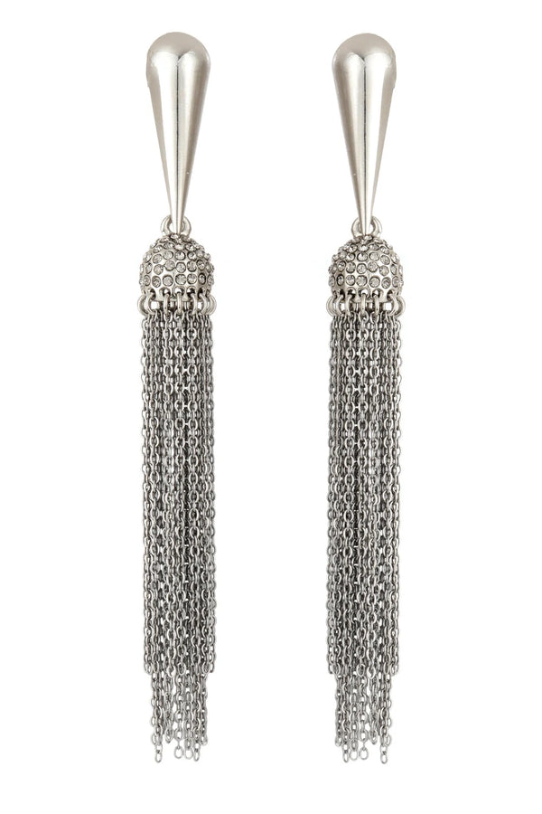 BRINCO LONGO CORRENTARIA PRATEADO