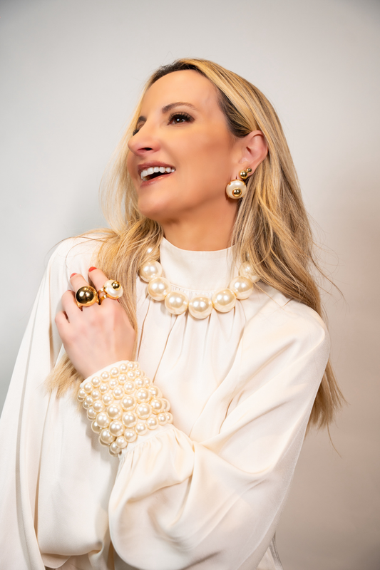 ANEL BOTÃO PÉROLA PRESENZA