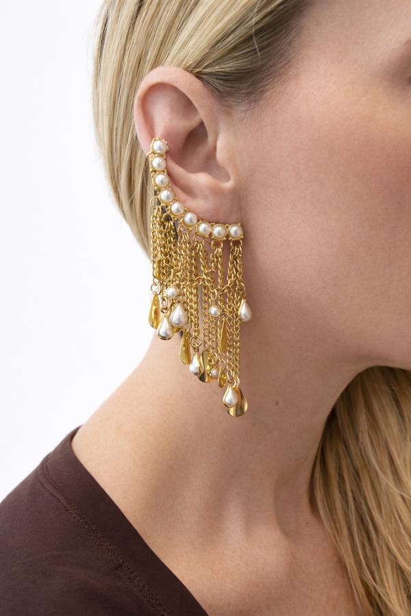 MAXI BRINCO EAR CUFF PÉROLA ESSENZA