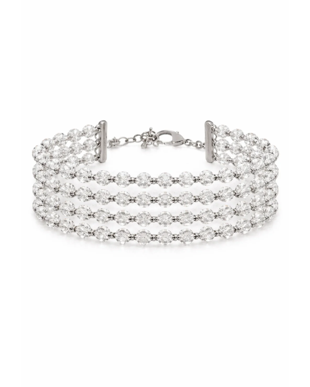 CHOKER AURA CRISTAL PRATEADO