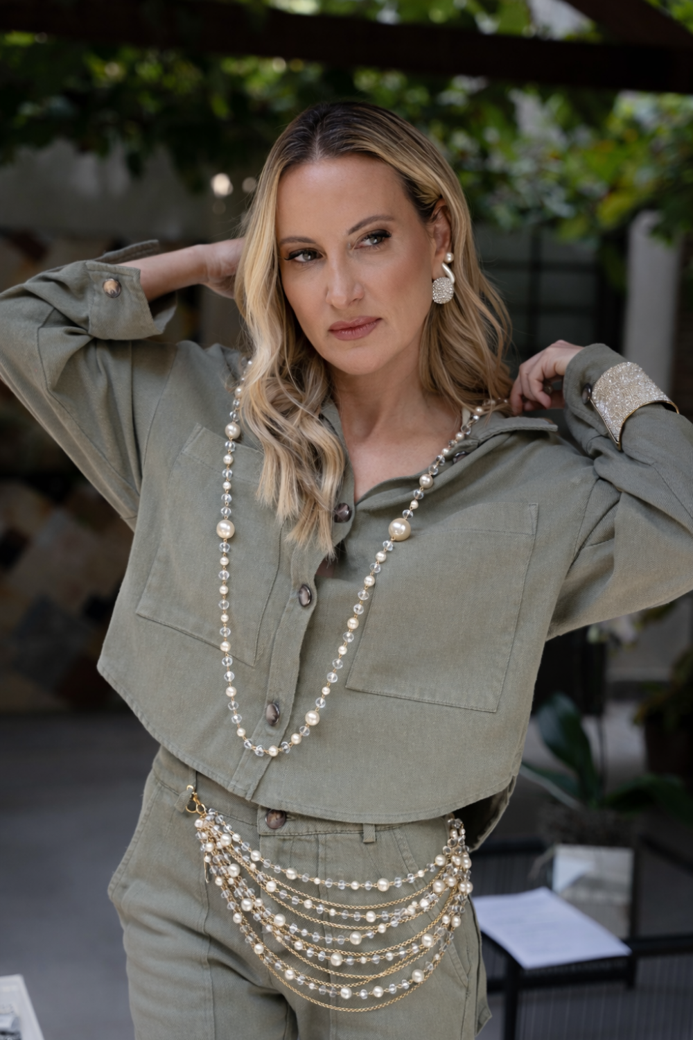 COLAR LONGO MULTIFUNCIONAL PÉROLAS ESSENZA