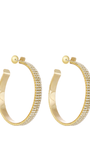 Brinco Argola Shine Presenza Dourado com Zircônias
