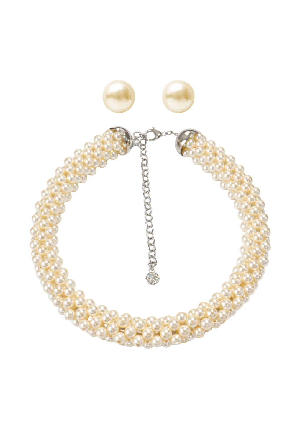 KIT COLAR E BRINCO PÉROLA ESSENZA