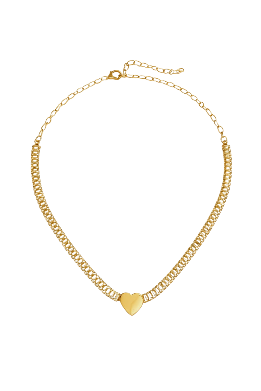 COLAR CORAÇÃO SHINE PRESENZA DOURADO