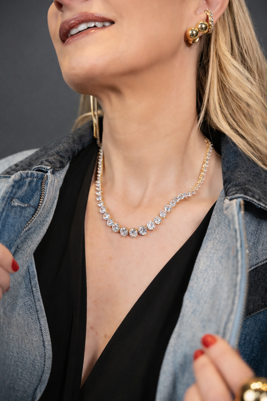 COLAR RIVIERA SHINE PRESENZA DOURADO