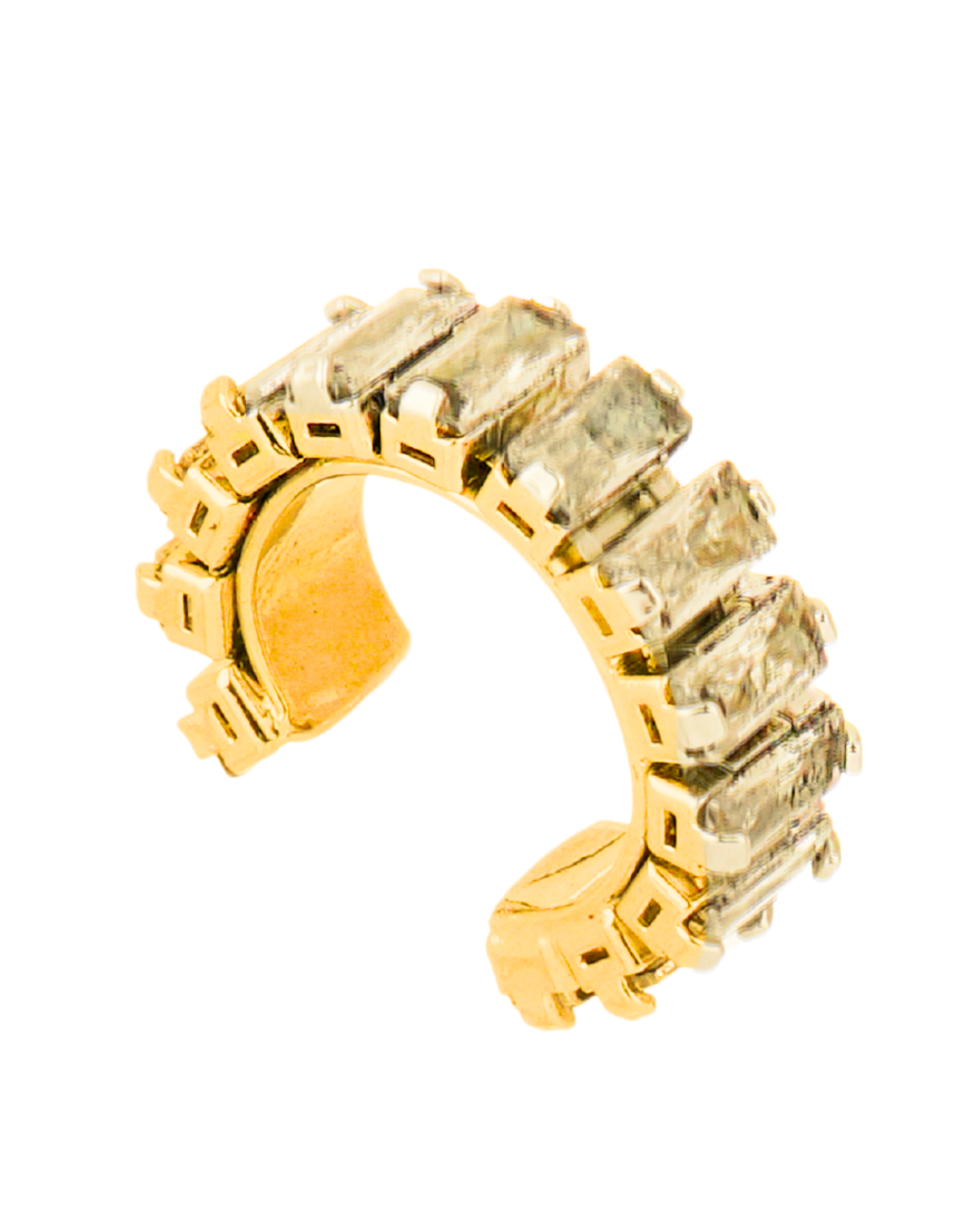 EAR CUFF ZIRCONIA P DOURADO