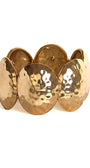 BRACELETE TEXTURIZADO OURO VINTAGE