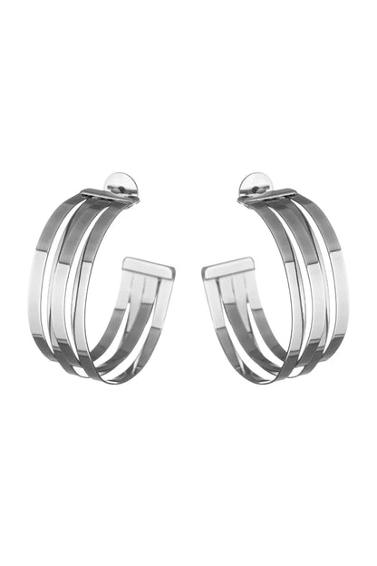 BRINCO ARGOLA AROS PRATEADO