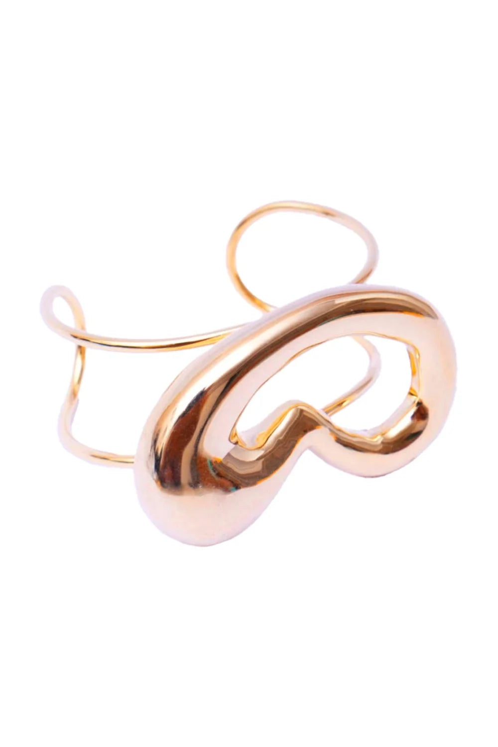 BRACELETE ORGÂNICO DOURADO