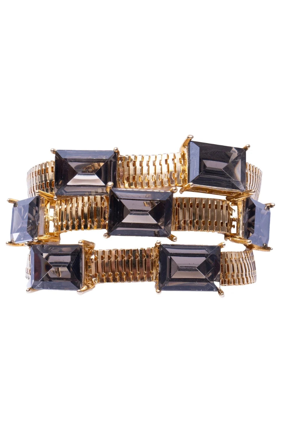 BRACELETE EXCLUSIVE BLACK DIAMOND DOURADO