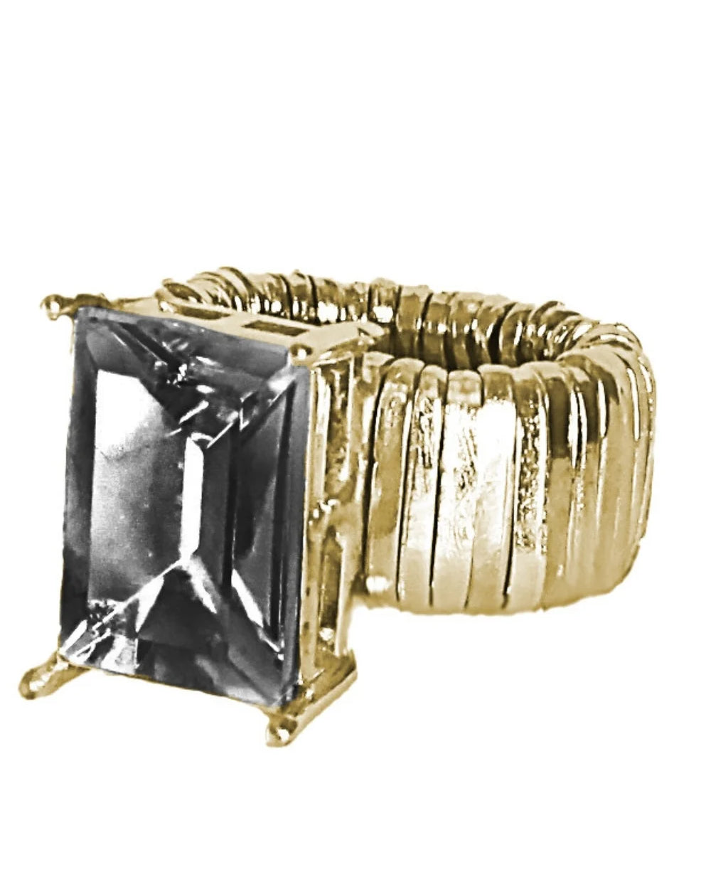 ANEL BLACK DIAMOND DOURADO