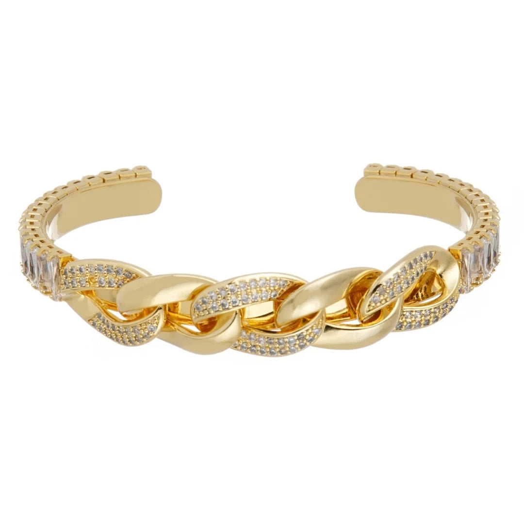 BRACELETE ELOS DOURADO