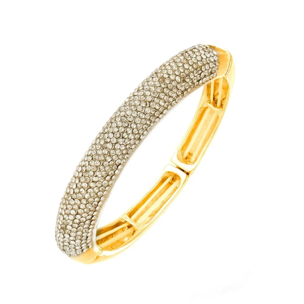 BRACELETE CRAVEJADO SHINE DOURADO