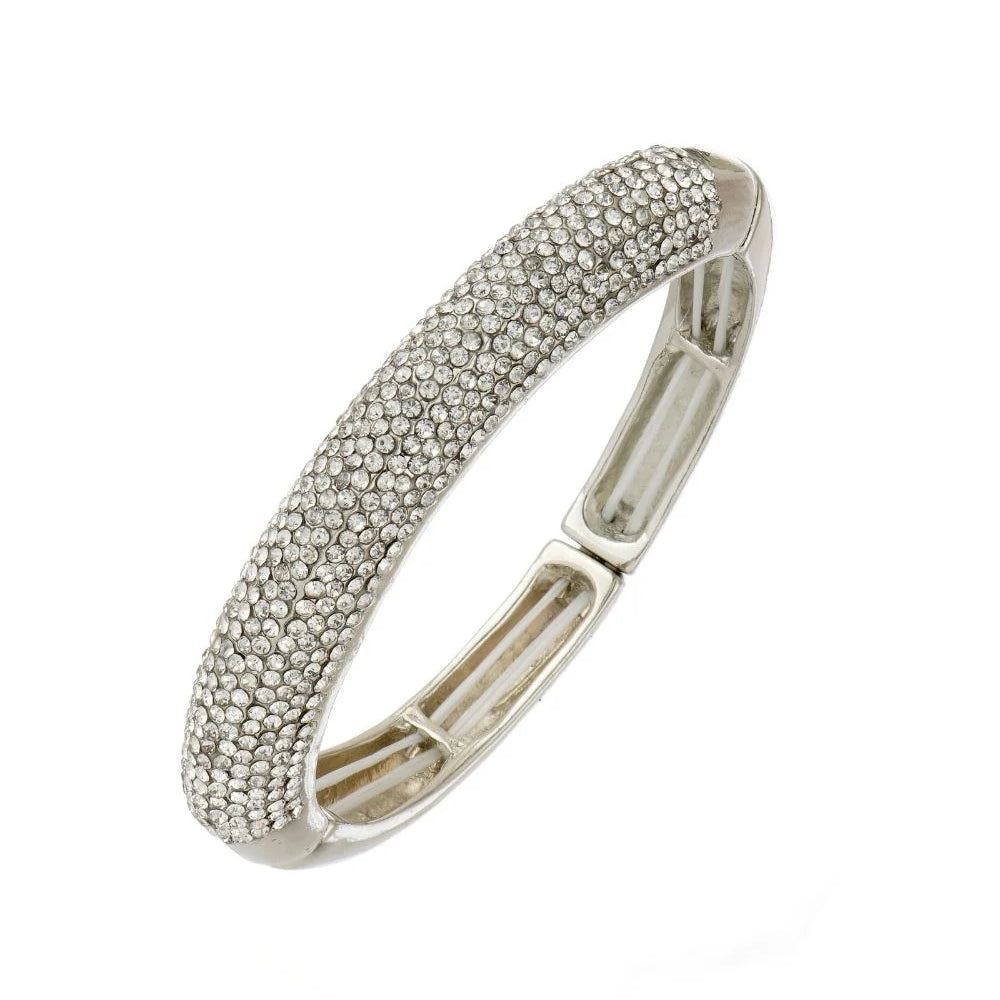 BRACELETE CRAVEJADO SHINE PRATEADO
