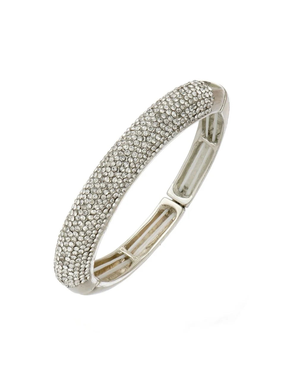 BRACELETE CRAVEJADO SHINE PRATEADO
