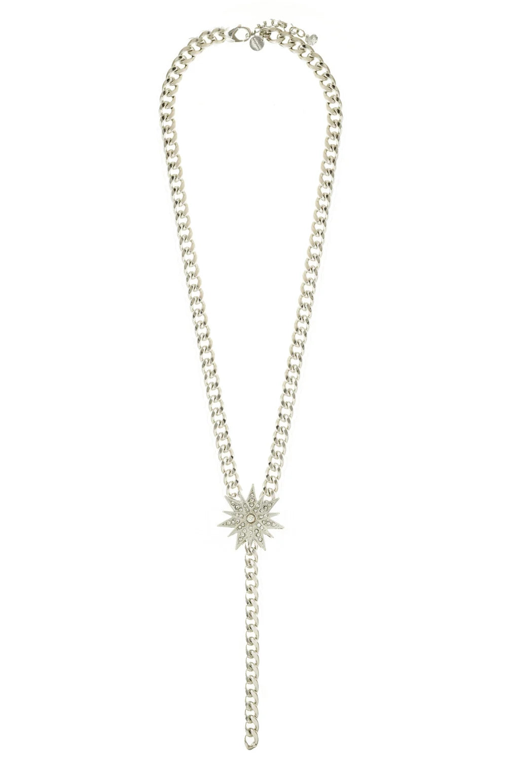 COLAR TERÇO STAR PRATEADO