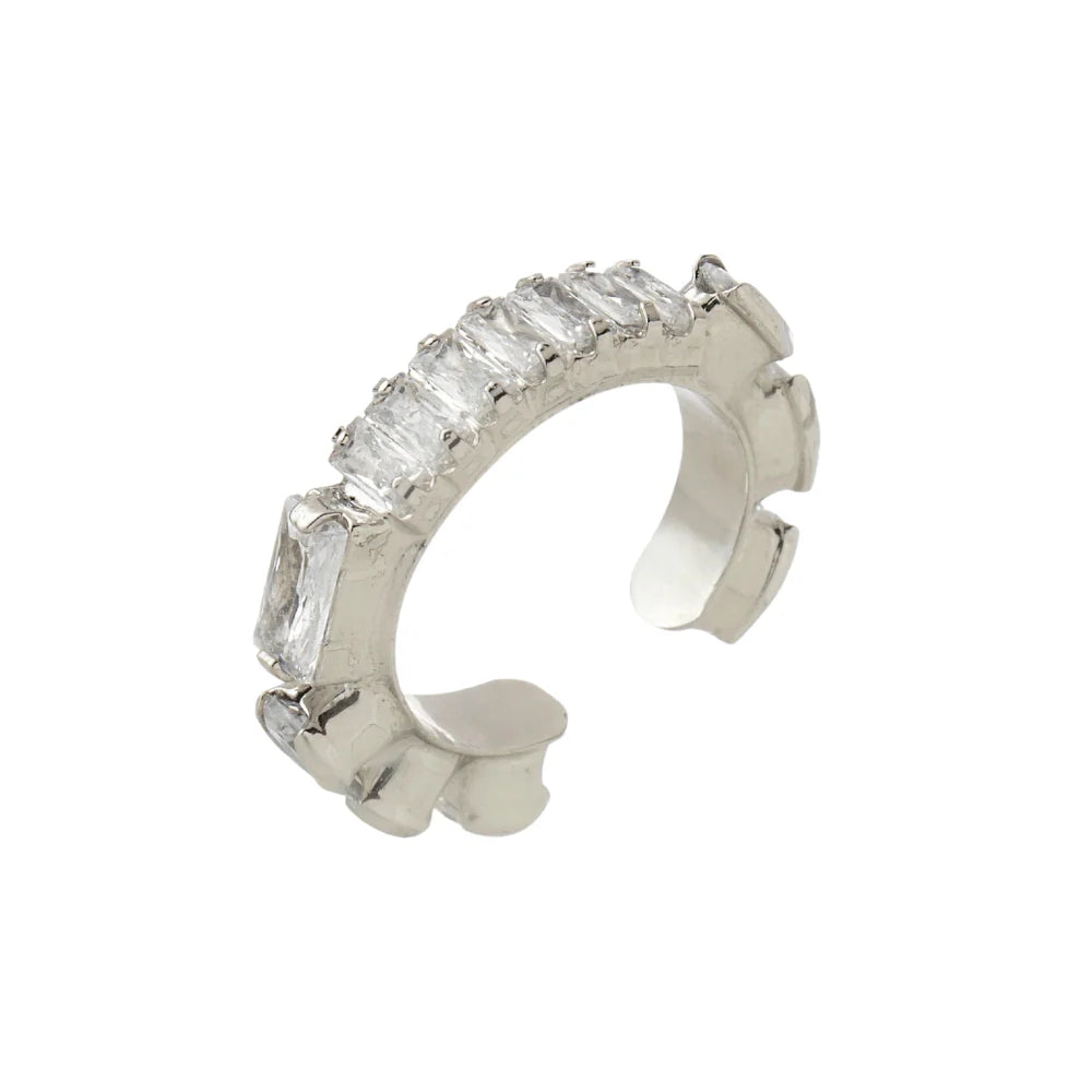 EAR CUFF MIX SHINE PRATEADO