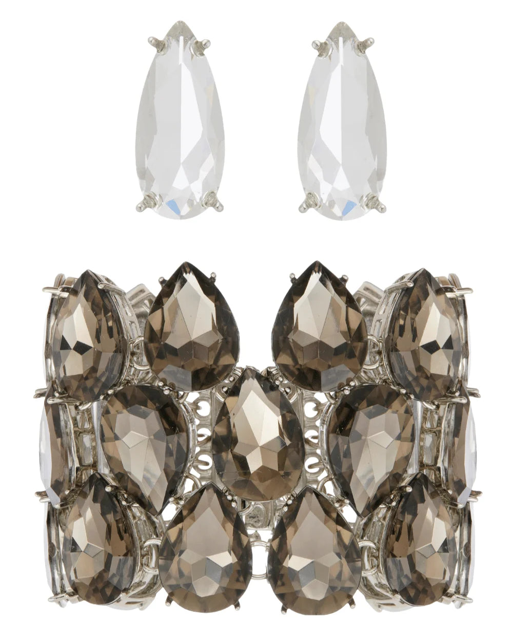 KIT MAXI PULSEIRA E BRINCO EXCLUSIVE BLACK DIAMOND