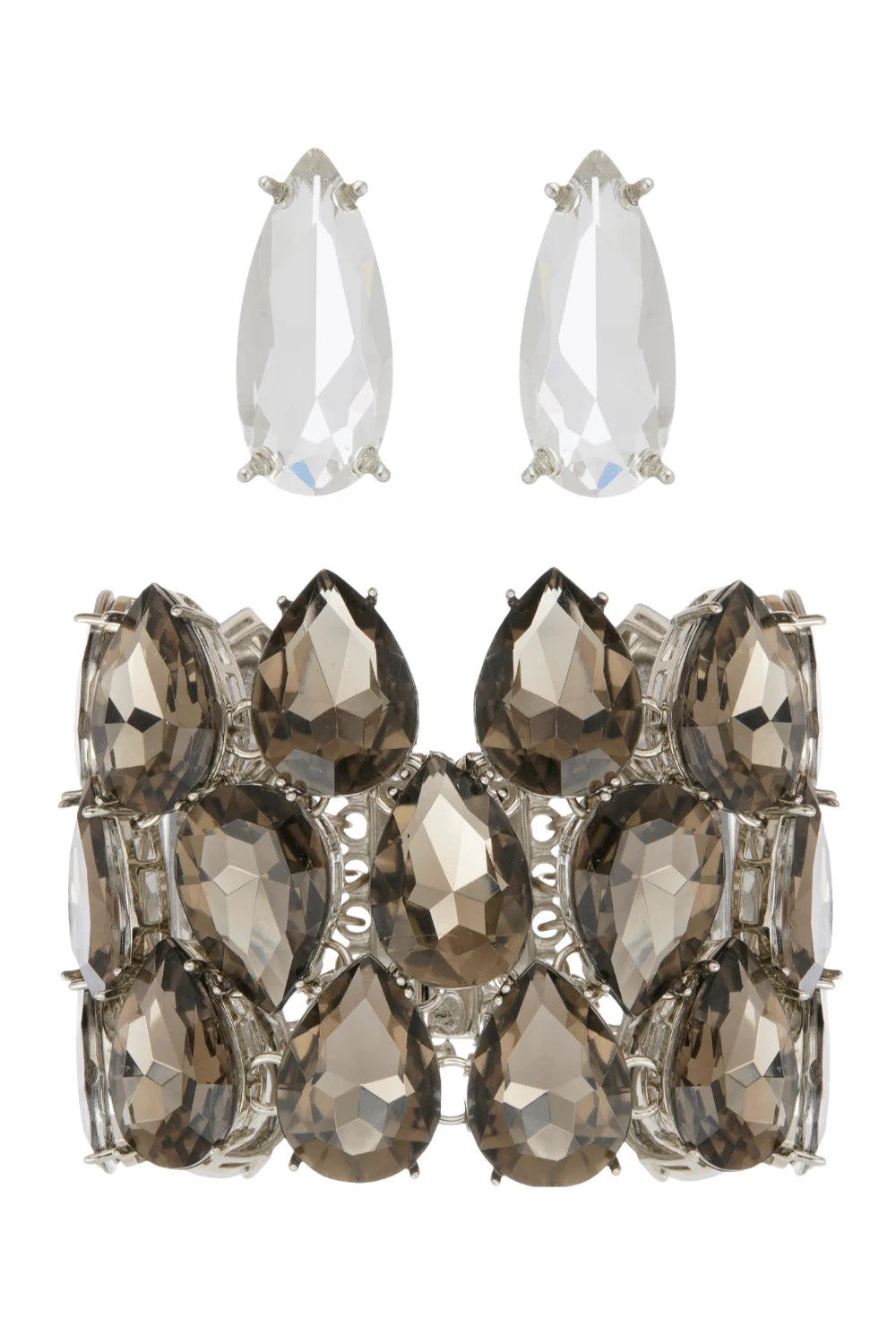 KIT MAXI PULSEIRA E BRINCO EXCLUSIVE BLACK DIAMOND