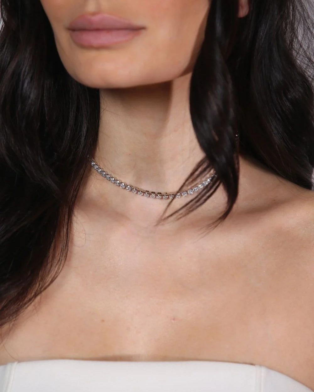 COLAR RIVIERA PRATEADO