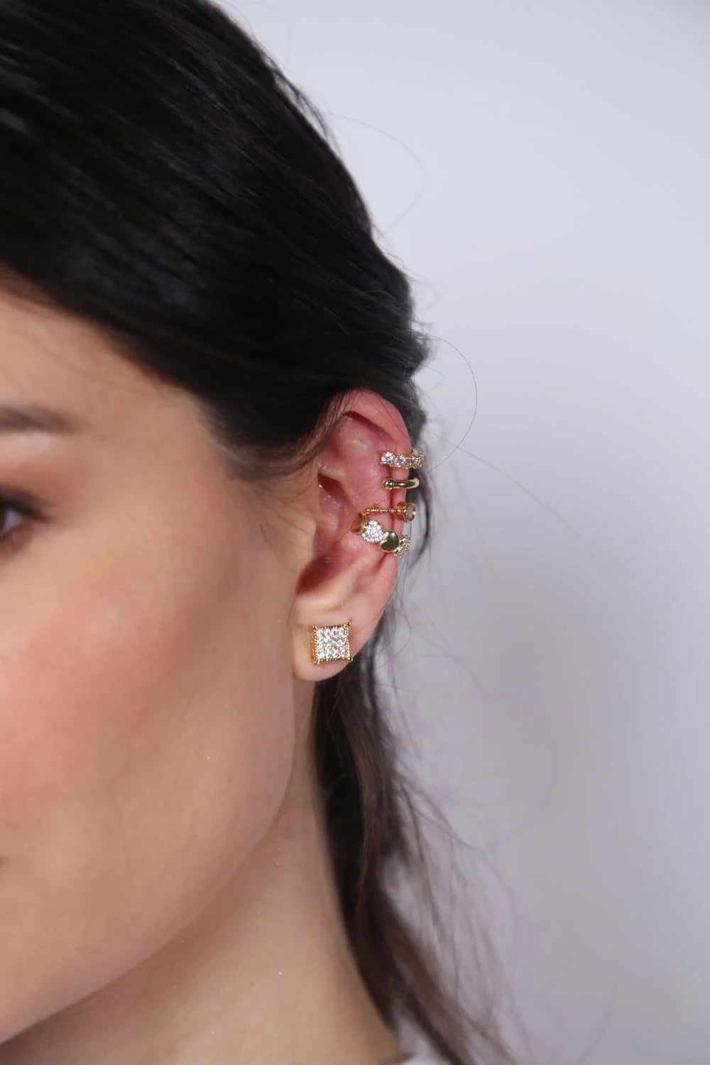KIT DE EAR CUFF DOURADO