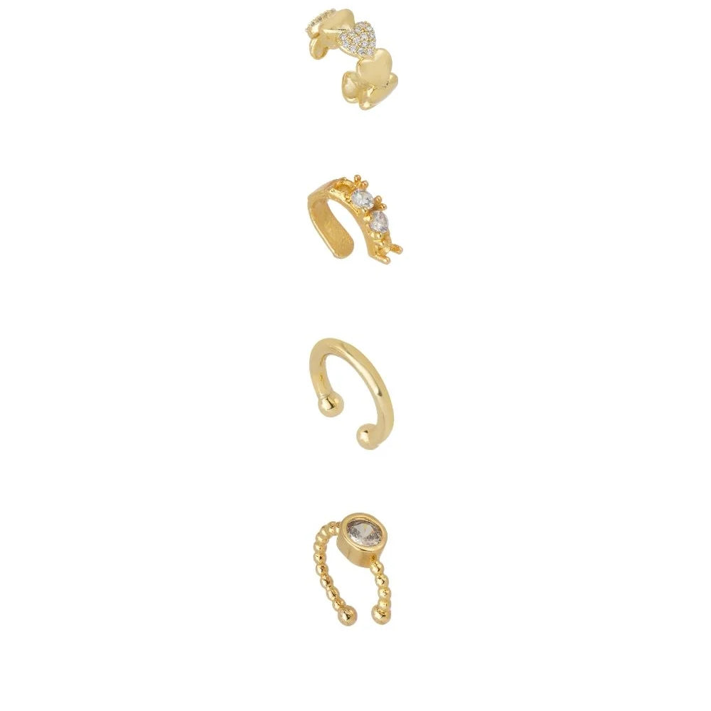 KIT DE EAR CUFF DOURADO