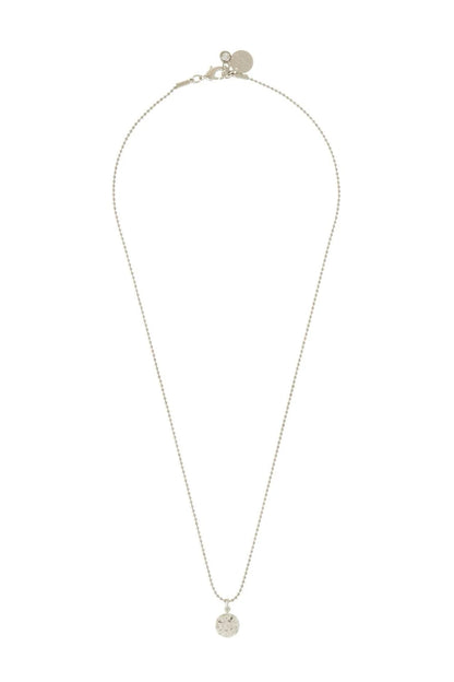 COLAR CORRENTE PONTO DE LUZ PRATEADO