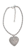 COLAR CURTO CORAÇÃO STRASS