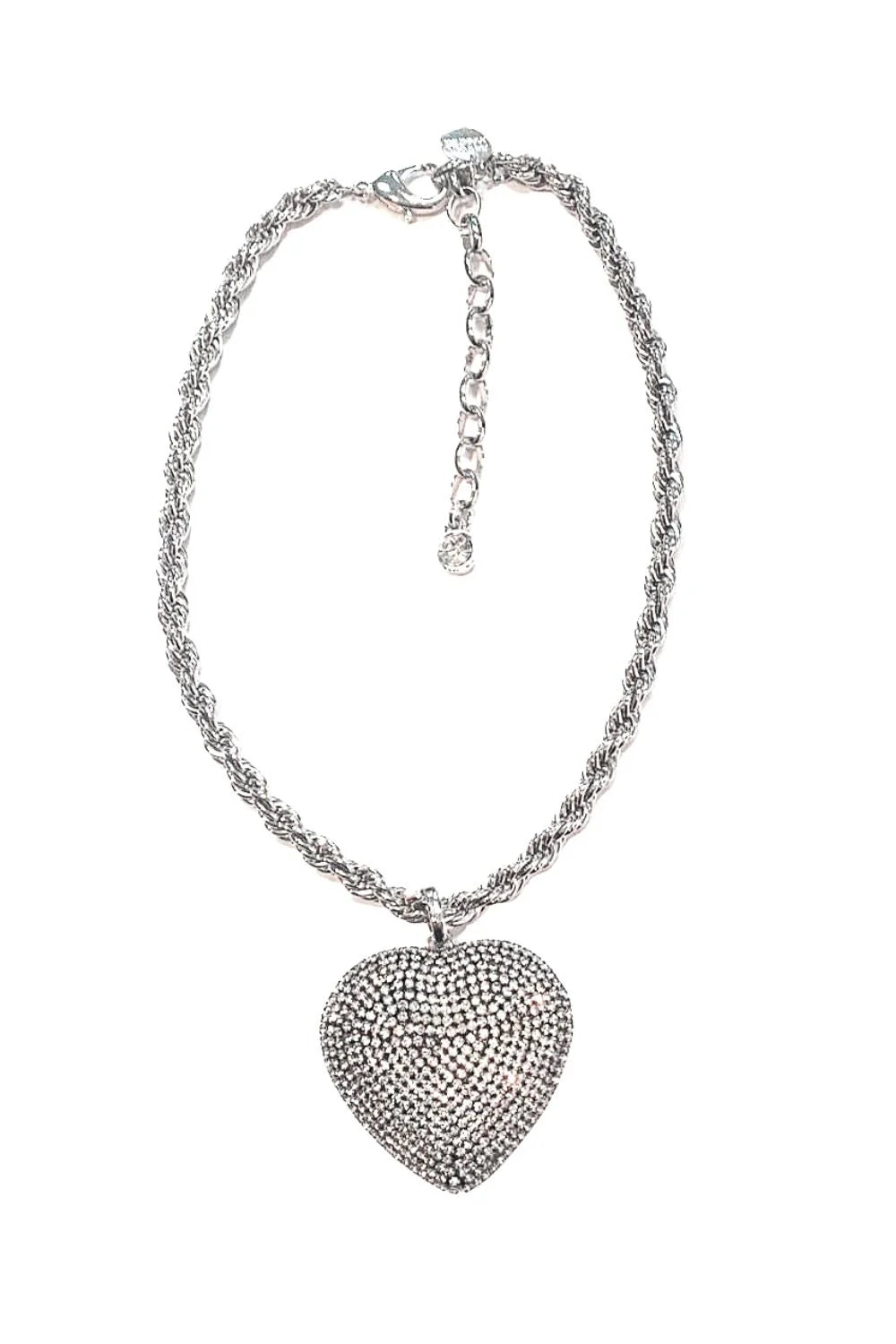 COLAR CURTO CORAÇÃO STRASS