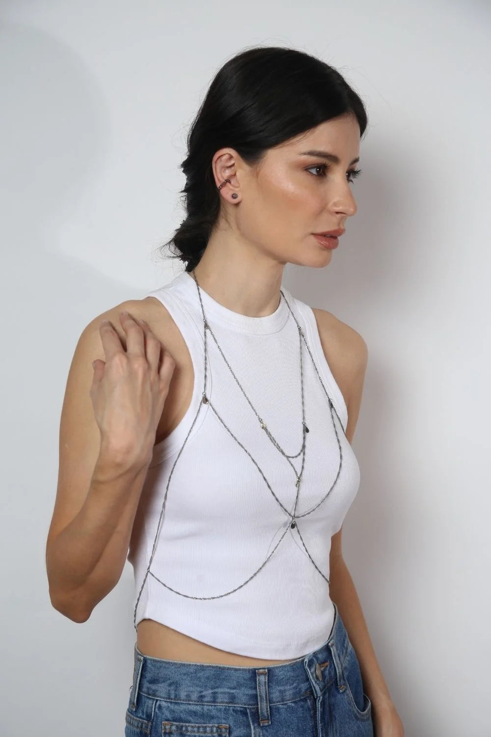 BODY CHAIN PRATA VINTAGE