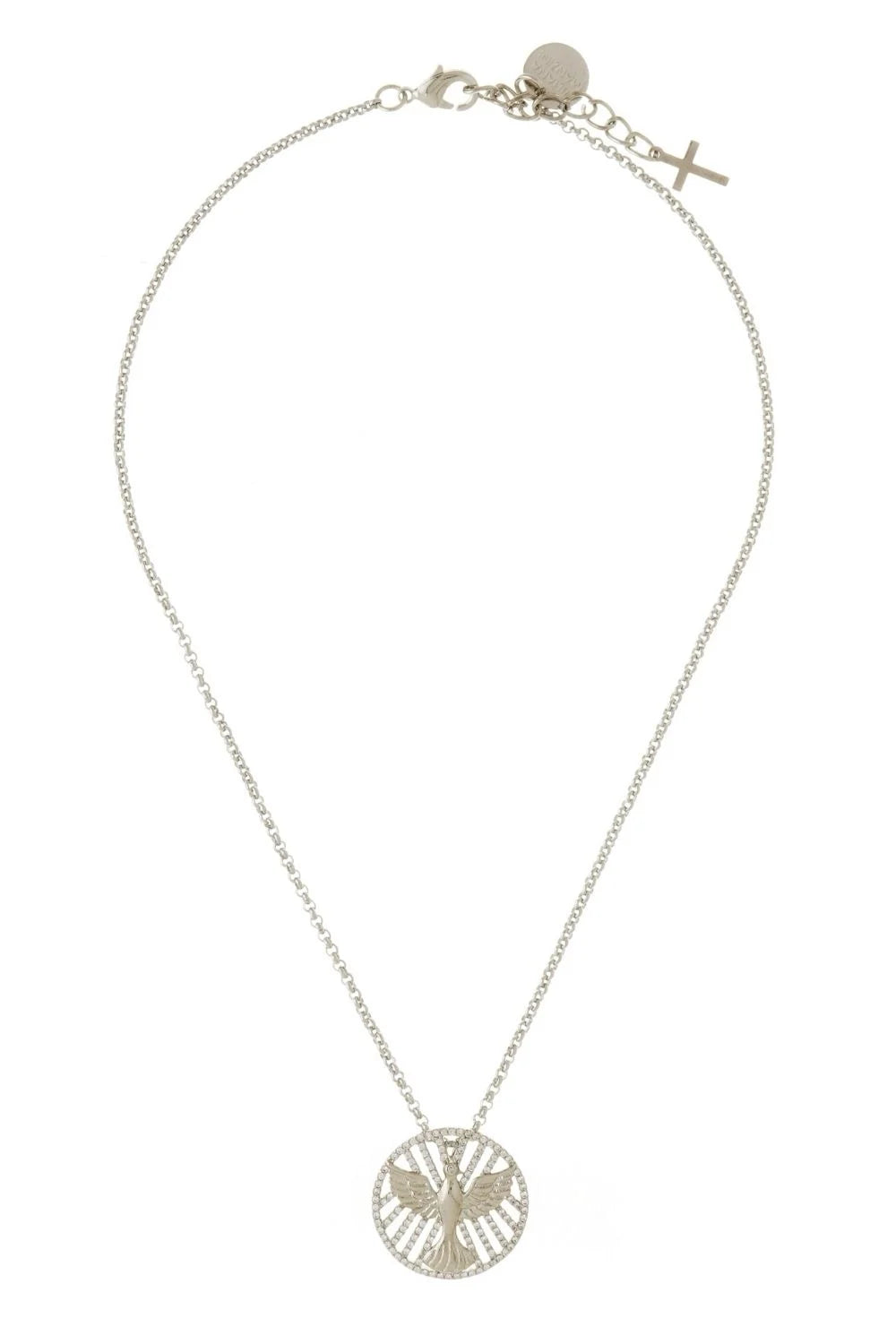 COLAR CURTO ESPÍRITO SANTO PRATEADO