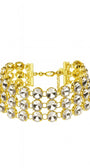 Choker com Cristais em Camadas e Estrutura Dourada – Limited