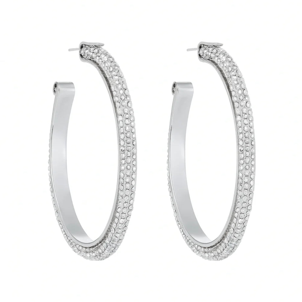 BRINCO ARGOLA SHINE PRATEADO