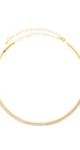 CHOKER ZIRCÔNIA CRISTAL DOURADO