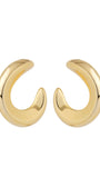 Brinco Argola Essential Dourado Volume Polido