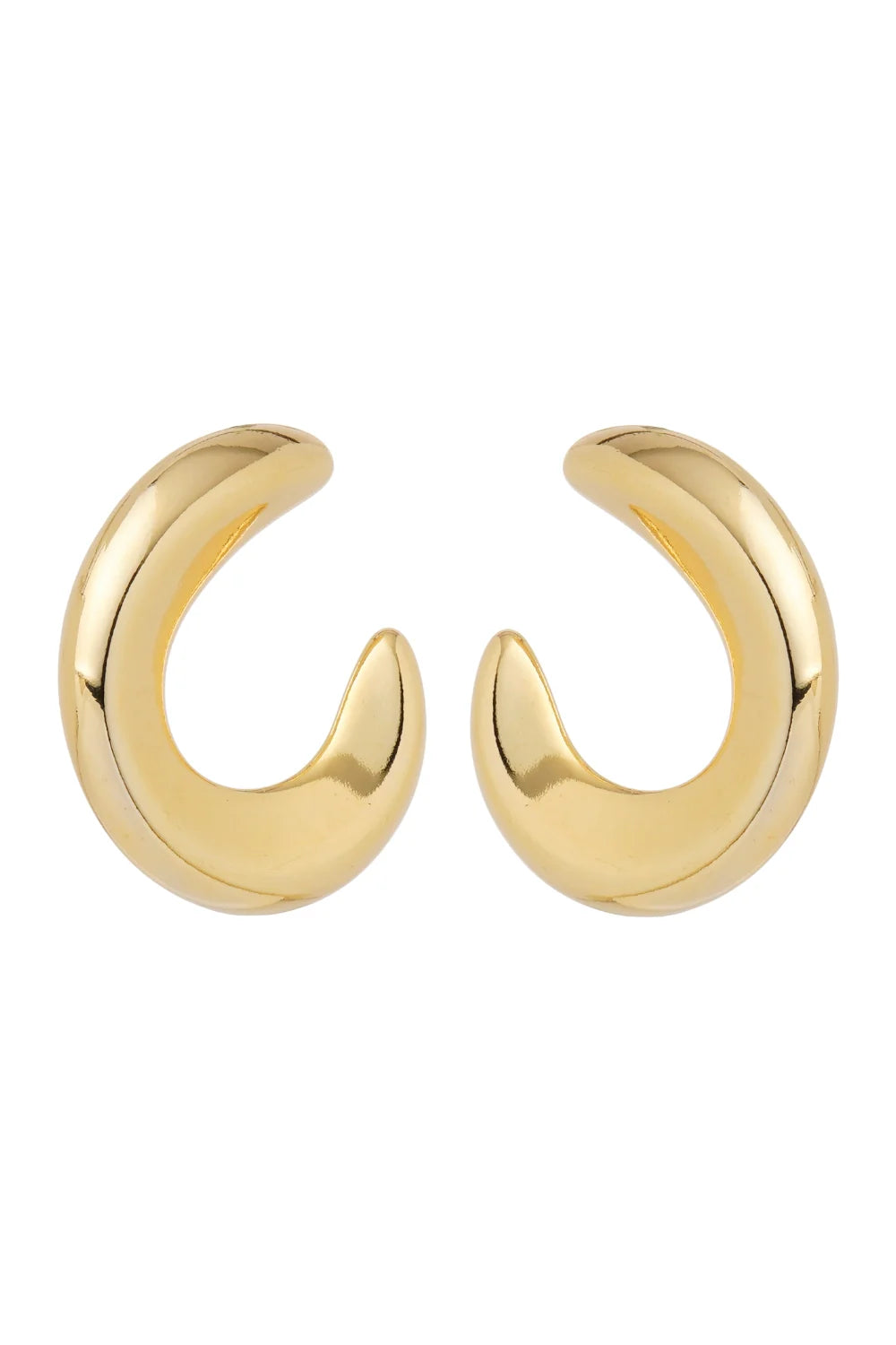 Brinco Argola Essential Dourado Volume Polido