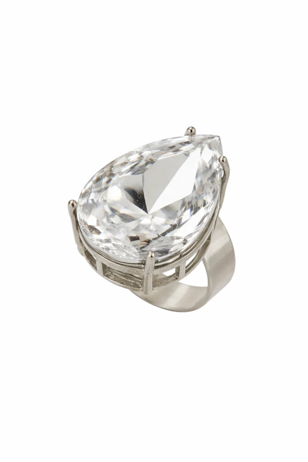 ANEL EXCLUSIVE PRATEADO CRISTAL