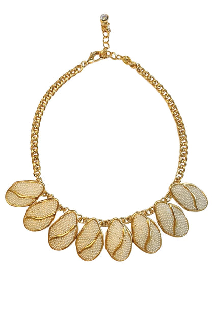 COLAR PÉROLA BOHO DOURADO