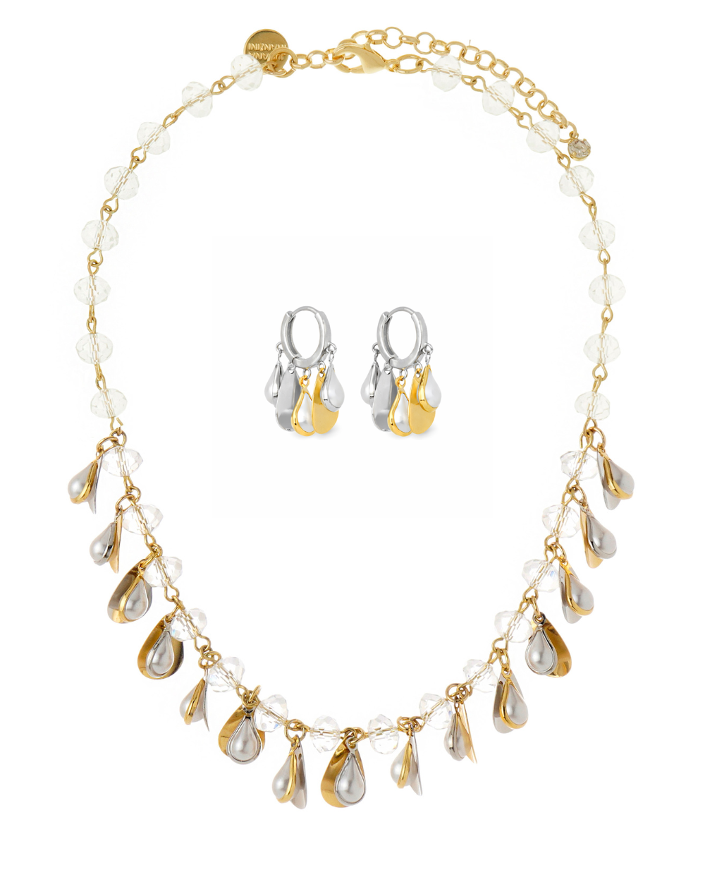 KIT COLAR E BRINCO PÉROLA MIX AND MATCH ESSENZA