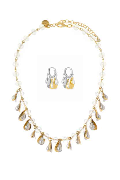 KIT COLAR E BRINCO PÉROLA MIX AND MATCH ESSENZA