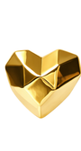 Anel de Coração Escultural em Eletroformação Dourado – Angela