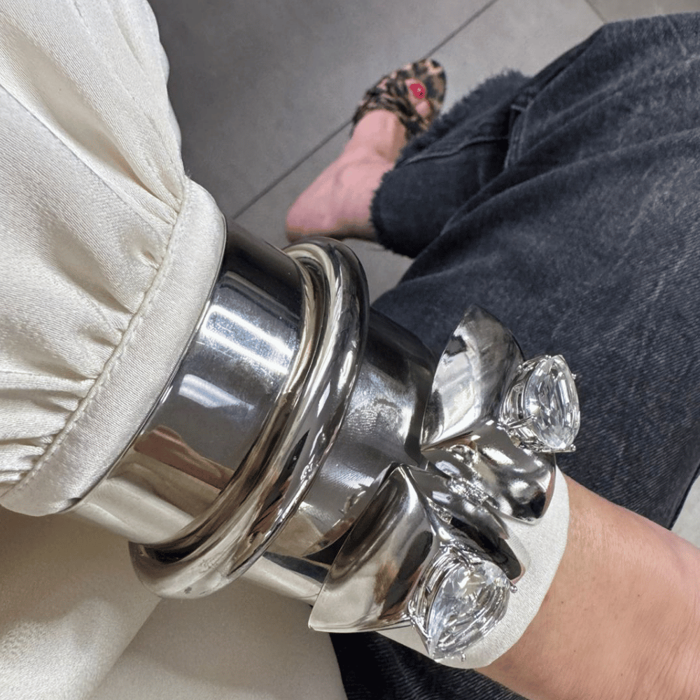 BRACELETE METALLO CRISTAL