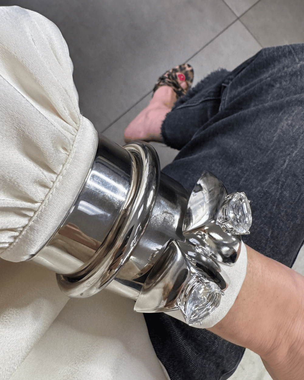 BRACELETE METALLO CRISTAL