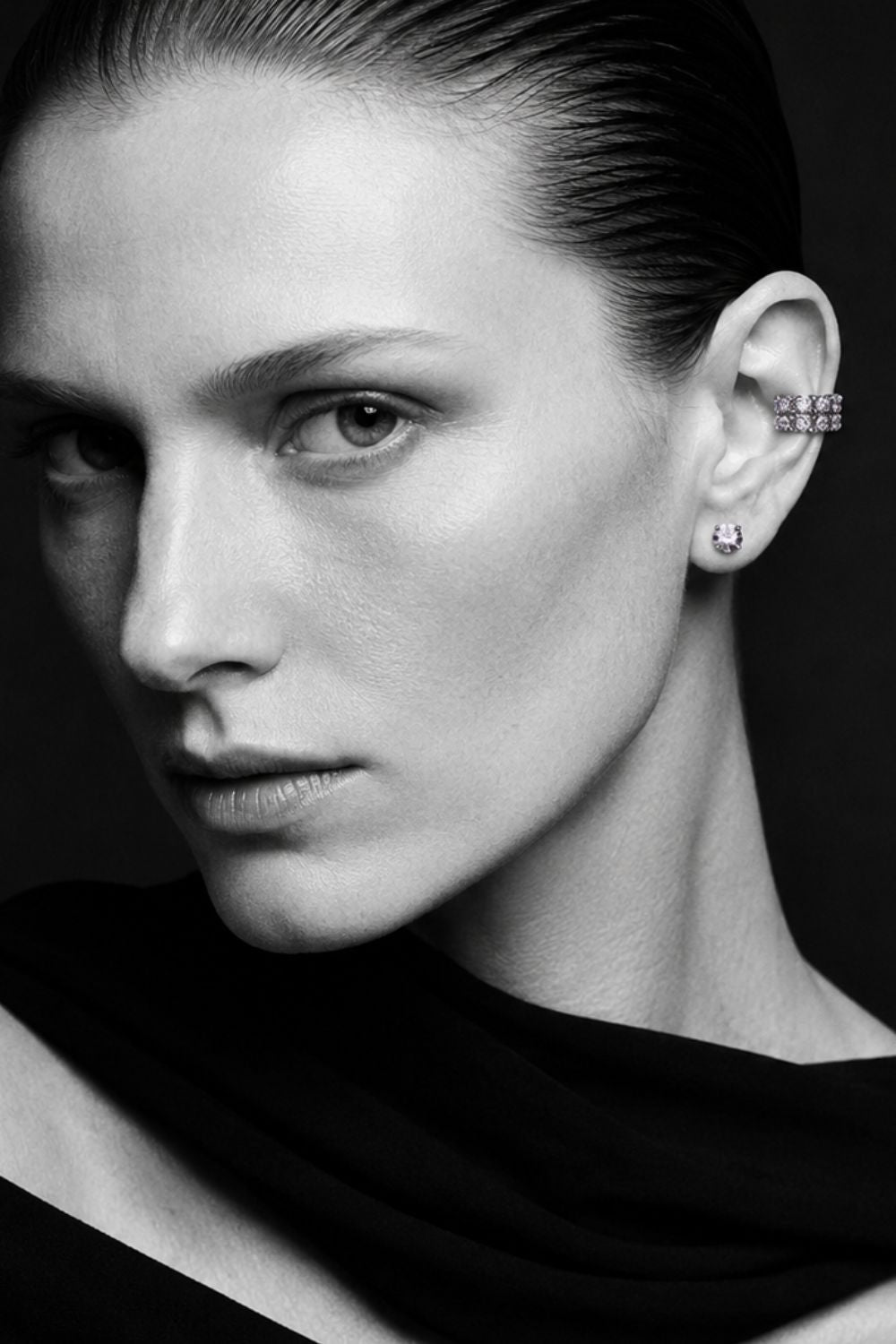 KIT BRINCO E EAR CUFF SHINE LAVANDA ZIRCÔNIA