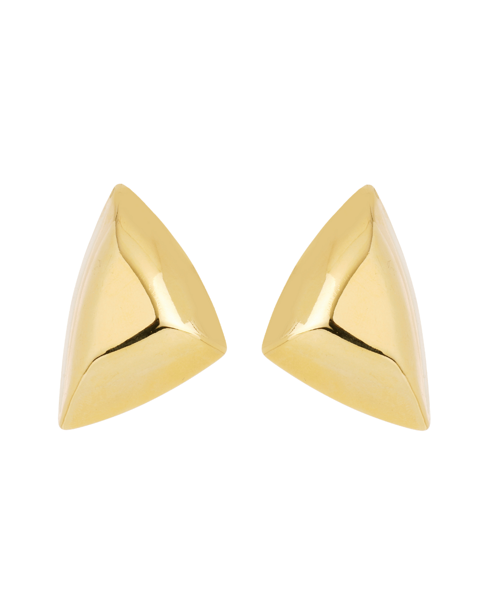 Brinco Metallo Triângulo Essencial Dourado