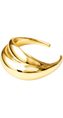 Bracelete Escultural Fluido em Eletroformação Dourado – LIMITED